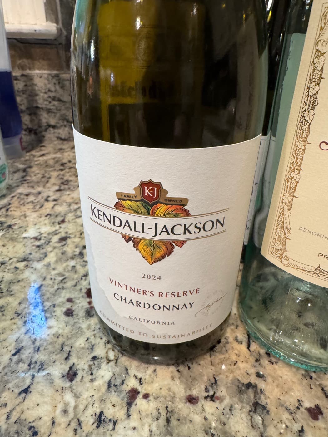 Kendall-Jackson Vintner's Reserve 2024, the Chardonnay we poured