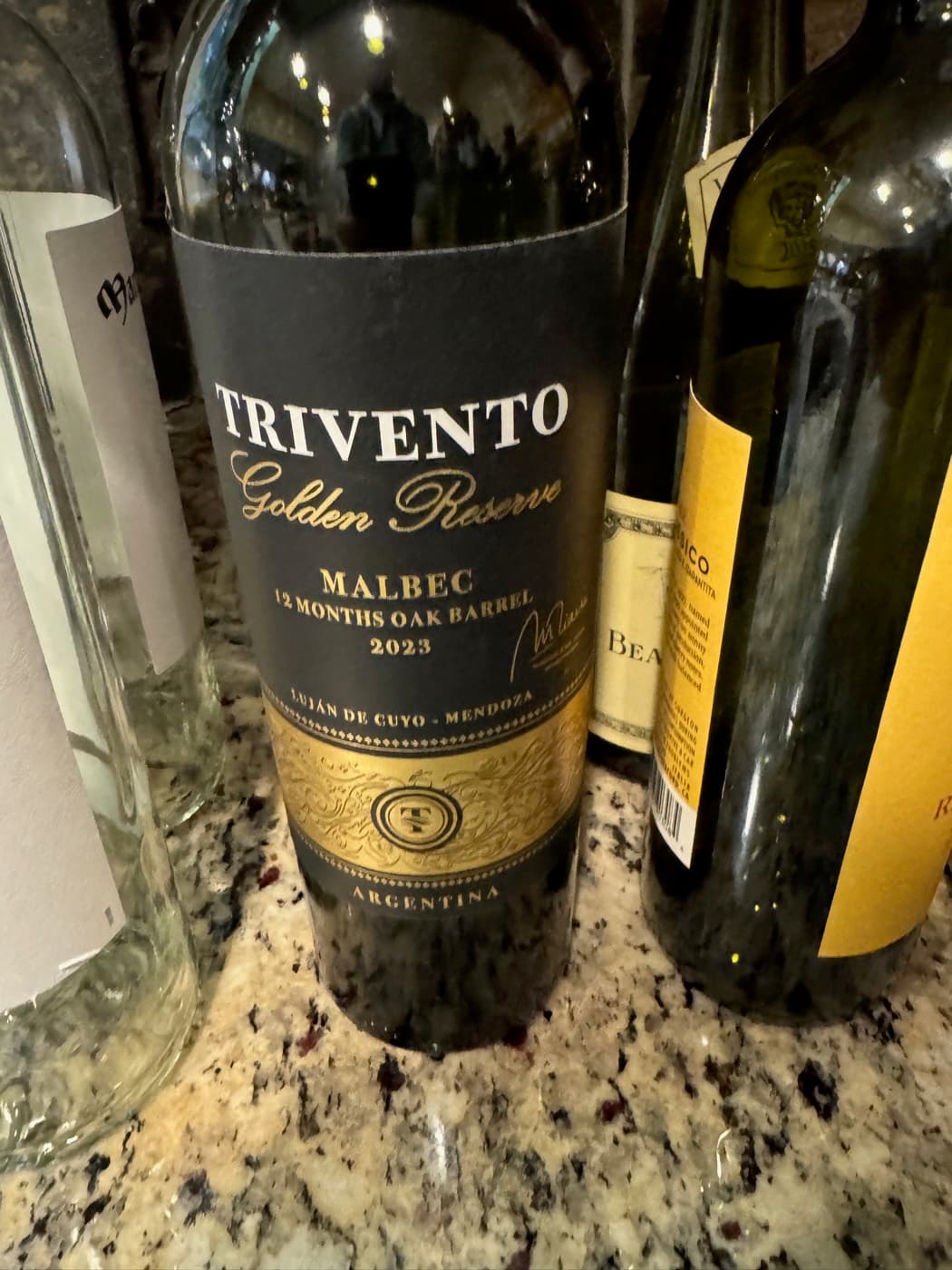 Trivento Golden Reserve 2023, the Malbec we poured