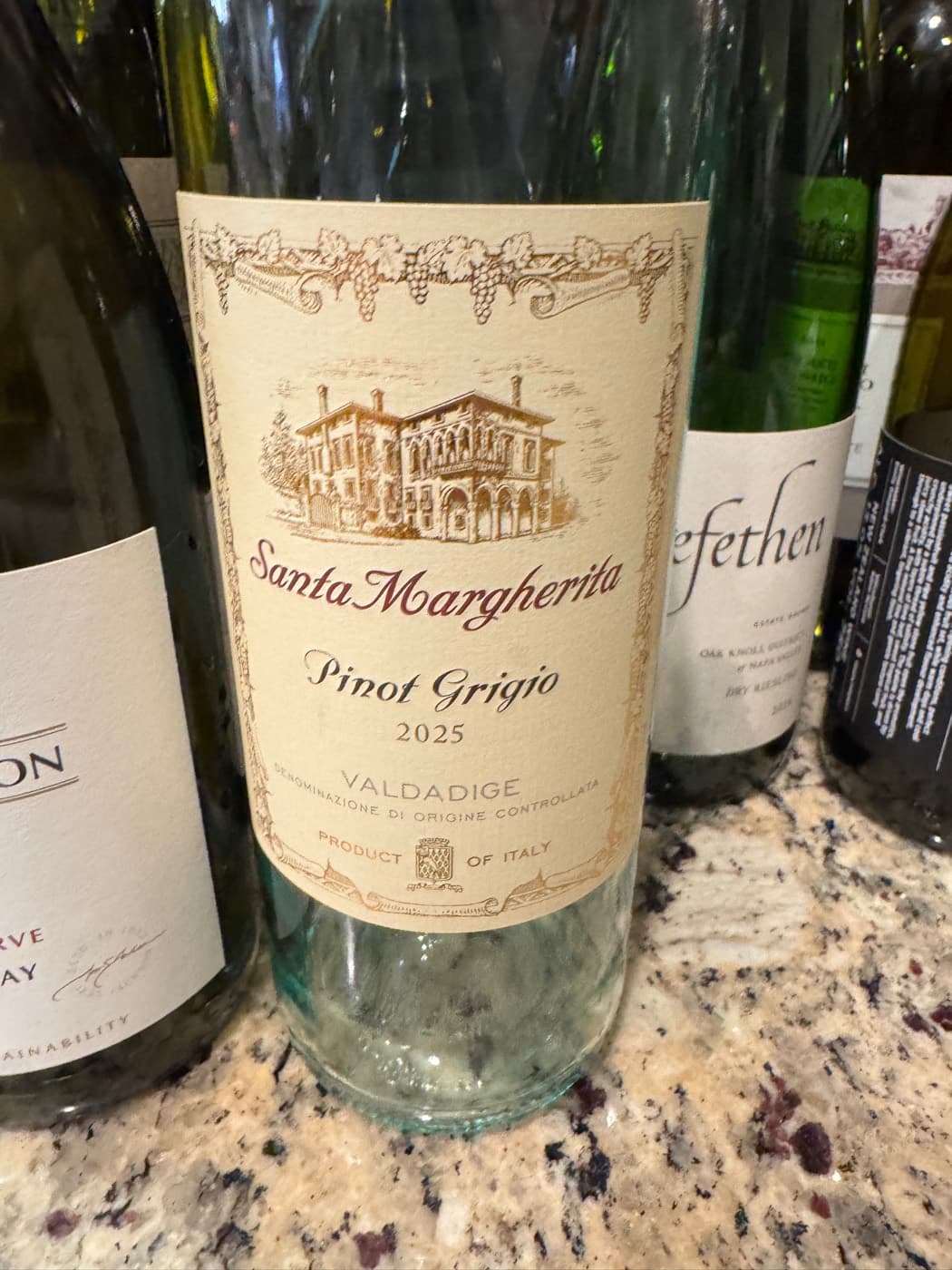 Santa Margherita 2025, the Pinot Grigio we poured