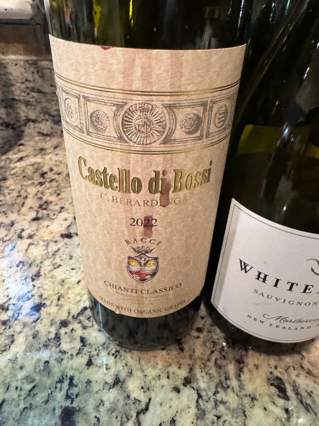 Castello di Bossi C. Berardenga 2022, the Sangiovese we poured